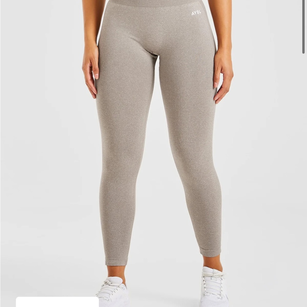 AYBL - Taupe Marl Empower Seamless Leggings size M - Picture 4 of 10